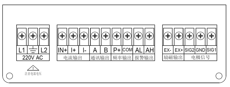 水表型電磁流量計接線指南